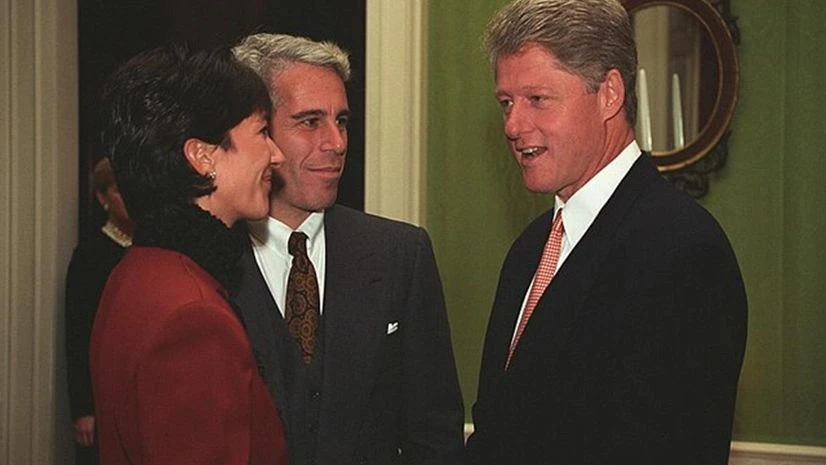 Jeffrey Epstein, Bill Clinton and Ghislaine Maxwell Epstein and Maxwell were photographed speaking with Clinton