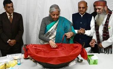 FM takes part in 'halwa' ceremony; marks final stage of interim Budget prep Nirmala Sitharaman