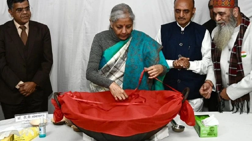Nirmala Sitharaman, budget 2024, halwa ceremony Nirmala Sitharaman, budget 2024, halwa ceremony