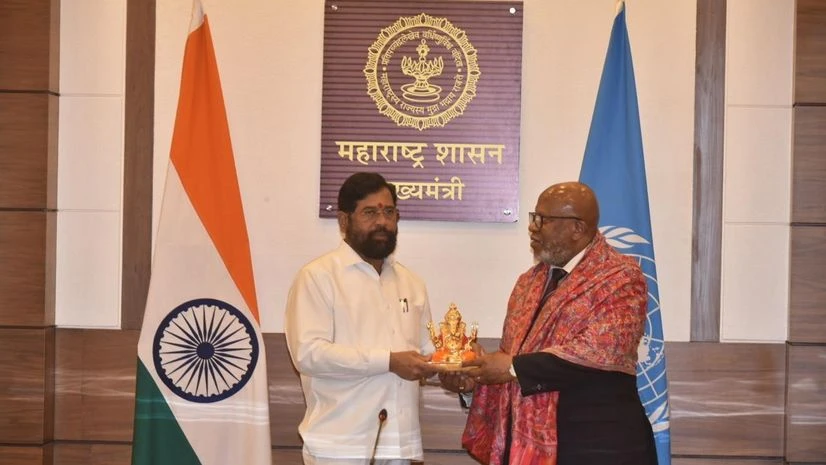 UNGA President, CM Shinde UNGA President, CM Shinde