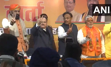 Nitish Kumar is natural ally, with him we will sweep LS polls: JP Nadda Nadda, Bihar oath taking, Bihar BJP, JP Nadda
