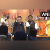 LIVE: Now the double engine govt will benefit Bihar, says JP Nadda Nadda, Bihar oath taking, Bihar BJP, JP Nadda
