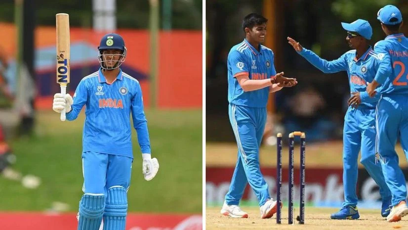 India under-19 cricket team India under-19 cricket team beats USA. Photo: X