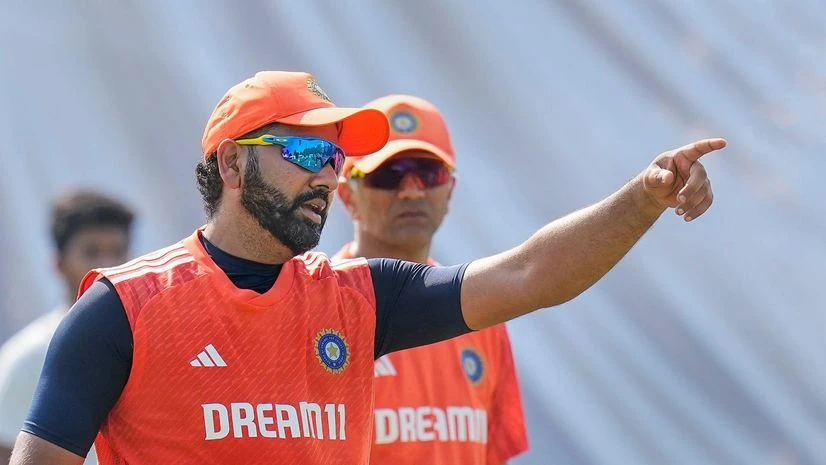 Rahul Dravid, Rohit Sharma Rahul Dravid, Rohit Sharma