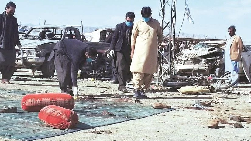 on eve of national election, 30 KILLED IN pak BLASTS on eve of national election, 30 KILLED IN pak BLASTS