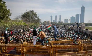Traffic restrictions in place at Delhi borders ahead of farmers' march farmers