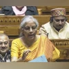Union Finance Minister Nirmala Sitharaman speaks in the Lok Sabha during the Budget session of Parliament Union Finance Minister Nirmala Sitharaman speaks in the Lok Sabha during the Budget session of Parliament