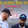 India vs England Playing 11 for 3rd Test