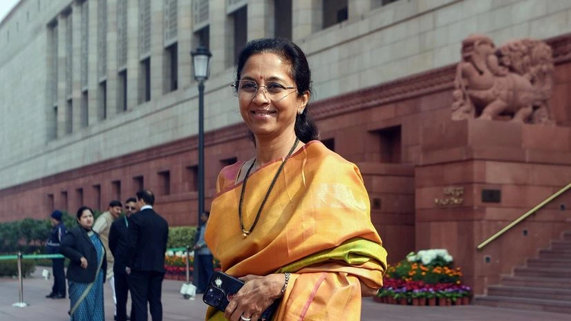 Nationalist Congress Party (NCP) MP Supriya Sule arrives at the Parliament House during the Budget Session (Photo: ANI) Nationalist Congress Party (NCP) MP Supriya Sule arrives at the Parliament House during the Budget Session (Photo: ANI)
