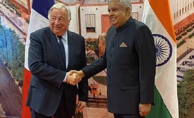 Chairman of French Senate Gerard Larcher on two-day visit to India Gerard Larcher