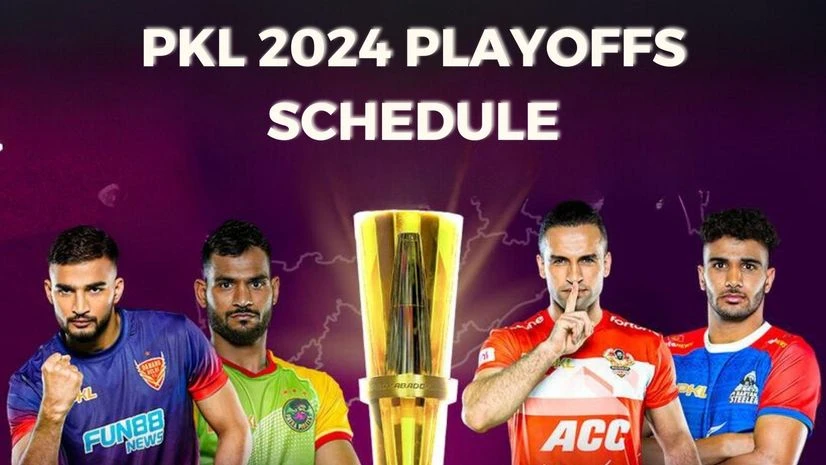 Pro Kabaddi League: PKL 2024 playoffs schedule, live match time, streaming | Pro Kabaddi League 2023-24 PKL 2024 playoffs