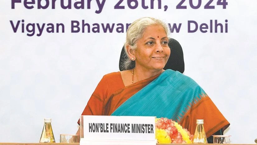 FM Nirmala Sitharaman at a meeting with fintech entities in New Delhi FM Nirmala Sitharaman at a meeting with fintech entities in New Delhi