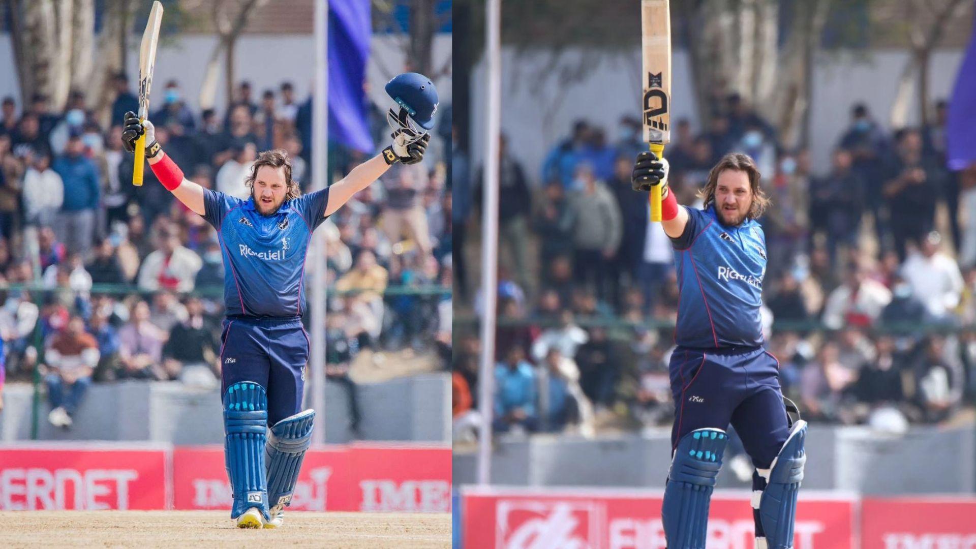 Namibia's LoftieEaton smashes fastest T20I century inj 33 balls vs