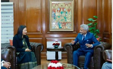 EAM meets Nepal foreign secy, expresses delight over progress in ties Jaishankar, Sema Laswal
