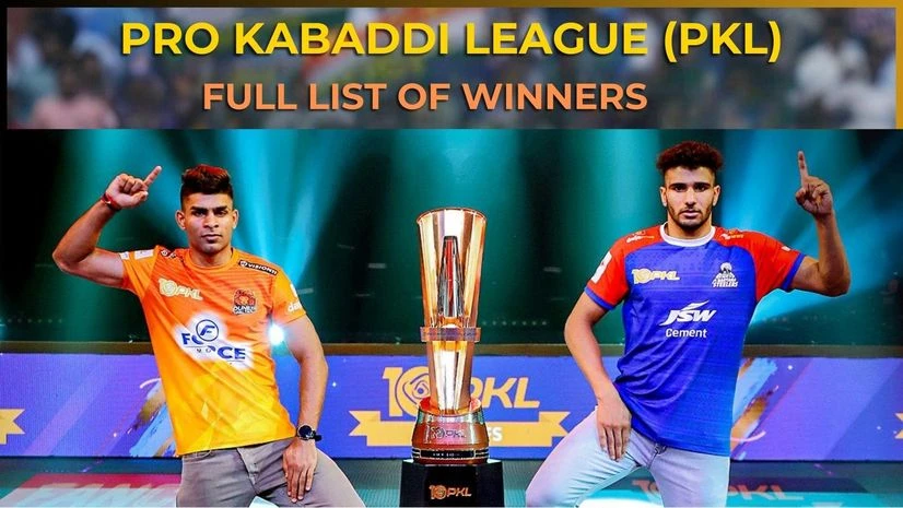Pro Kabaddi League (PKL) Full Winners List Pro Kabaddi League (PKL) Full Winners List. Photo: PKL X handle