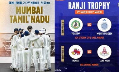 Ranji Trophy 2023-24 Semi-Final Ranji Trophy 2023-24 Semi-Final. Photo: X