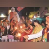 Workers celebrate after the BJP announced that PM Narendra Modi will contest again from Varanasi in the 2024 LS polls | File Photo: PTI Workers celebrate after the BJP announced that PM Narendra Modi will contest again from Varanasi in the 2024 LS polls | File Photo: PTI