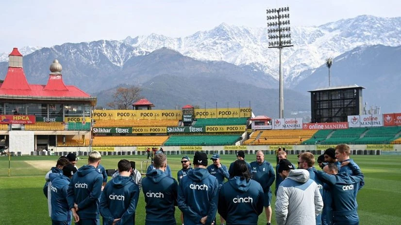 England team in Dharamsala Test England team in Dharamsala Test. Photo: X