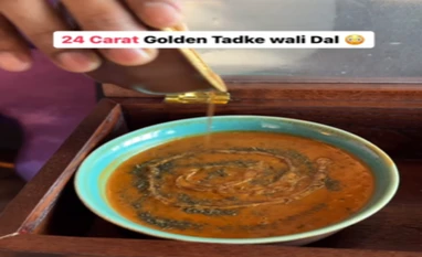 Dal with 24-carat gold dust Dal with 24-carat gold dust