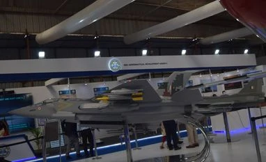 AMCA Model of India's planned fifth-generation stealth fighter jet Advanced Medium Combat Aircraft (AMCA). Image credit: Shutterstock