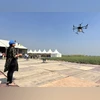 200 Delhi women to be trained to fly drone; LG Saxena rolls out scheme Drone Didis practicing drone demonstration under NaMo Drone Didi program in Motihari, Bihar | Photo: X @drusawasthi