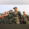 China military training University students take part in military training in Xiangyang, Hubei province, China on Sep 7, 2015. Image credit: Shutterstock
