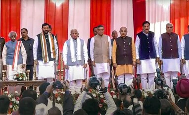 BJP's Nayab Saini sworn in as Haryana CM, 5 others take oath as ministers Nayab Singh Saini
