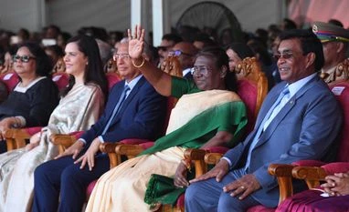 Prez Murmu attends National Day Celebrations of Mauritius as chief guest President Murmu