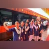 Studying the self School students pose for selfies before boarding the Patna-Lucknow Vande Bharat train during its flag-off by Prime Minister Narendra Modi via video conferencing from Gujarat's Ahmedabad, at Patna railway station, Tuesday, March 12, 2024 (PTI Photo)