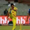 MS Dhoni captain of CSK , Shardul Thakur of CSK and Kedar Jadhav of CSK during match 5 of the Vivo Indian Premier League Season 12, 2019 between the Delhi Capitals and the Chennai Superkings held at the Feroz Shah Kotla Ground, Delhi on the 26th Marc