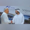 PNC Menon, Founder, Sobha Group; and Sheikh Hamdan bin Mohammed bin Rashid Al Maktoum, Crown Prince of Dubai PNC Menon, Founder, Sobha Group; and Sheikh Hamdan bin Mohammed bin Rashid Al Maktoum, Crown Prince of Dubai
