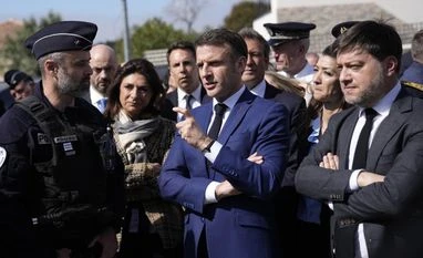 Emanuel Macron, Emanuel, Marseille mayor, Benoit Payan Emanuel Macron, Emanuel, Marseille mayor, Benoit Payan