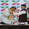 Jan Adhikar Party leader Pappu Yadav joins Congress, merges his outfit Pappu Yadav, Pawan Khera, AICC Headquarter, Congress leader