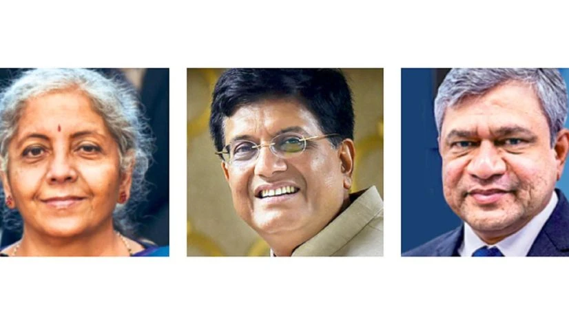 collage, sitharaman, piyush, ashwini collage, sitharaman, piyush, ashwini