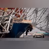 Ship wreck, damage, Baltimore collapse Ship wreck, damage, Baltimore collapse