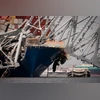 Ship wreck, damage, Baltimore collapse Ship wreck, damage, Baltimore collapse