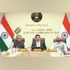 Chief Election Commissioner Rajiv Kumar, Election Commissioners Gyanesh Kumar and SS Sandhu Chief Election Commissioner Rajiv Kumar, Election Commissioners Gyanesh Kumar and SS Sandhu