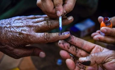 LS elections: Delhi Police finds 2,000 polling booths in city as 'critical' vote, voting, finger mark