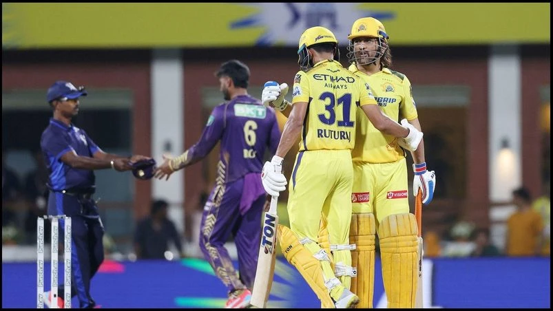 MS Dhoni, Ruturaj Gaikwad MS Dhoni, Ruturaj Gaikwad