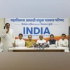 Maha Vikas Aghadi discuss seat-sharing, Congress likely to keep most seats Maha Vikas Aghadi, press confrence, Uddhav Thackeray, Nana Patole, Prithviraj Chavan,Balasaheb Thorat,Sharad Pawar ,Jayant Patil
