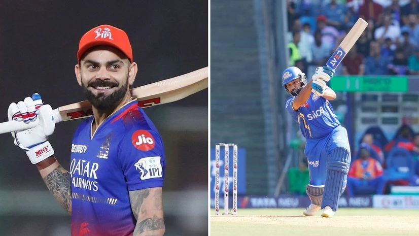 IPL 2024 MI vs RCB In Rohit vs Kohli battle, focus shifts to strike rate IPL 2024 MI vs RCB In Rohit vs Kohli battle, focus shifts to strike rate. Photo: Sportzpics