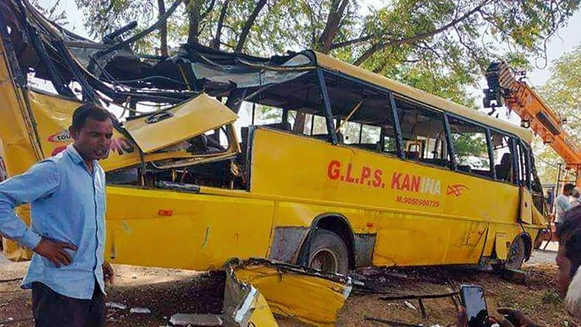 Bus accident, haryana, bus accident Bus accident, haryana, bus accident