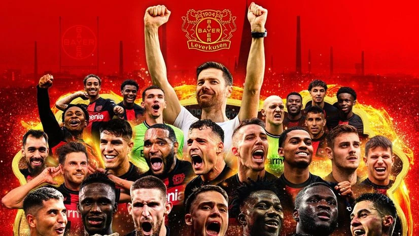 Bayer Leverkusen wins Bundesliga Bayer Leverkusen wins Bundesliga. Photo: Sportzpics