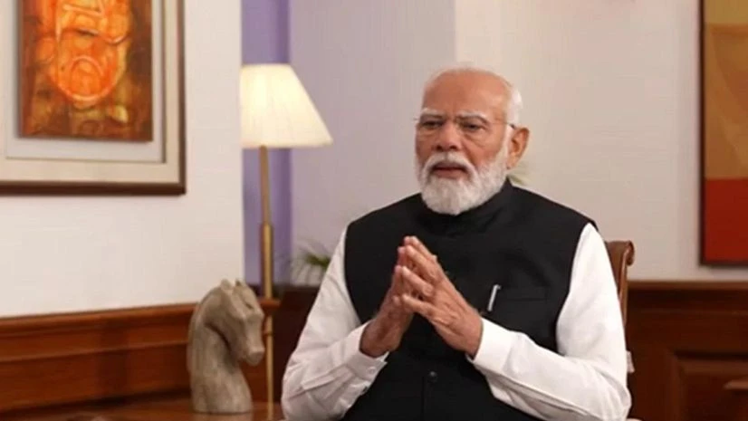 PM Modi during pre-poll interview with ANIT on April 15, 2024 (Photo: ANI) PM Modi during pre-poll interview with ANIT on April 15, 2024 (Photo: ANI)