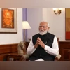 PM Modi during pre-poll interview with ANIT on April 15, 2024 (Photo: ANI)
