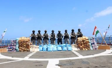 INS Talwar seizes 940 kgs of narcotics in operation Crimson Barracuda Indian Navy, INS Talwar