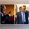 A collage of US President Joe Biden speaks at a campaign event at Scranton Cultural Center in Scranton, Pennsylvania (left) and Donald Trump gestures to the press at the end of day 2 of jury selection in his trial, in New York City (Photo: Reuters) A collage of US President Joe Biden speaks at a campaign event at Scranton Cultural Center in Scranton, Pennsylvania (left) and Donald Trump gestures to the press at the end of day 2 of jury selection in his trial, in New York City (Photo: Reuters)