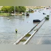 Cars are stuck on a flooded road after a rainstorm hit Dubai, in Dubai, United Arab Emirates, April 17, 2024. Cars are stuck on a flooded road after a rainstorm hit Dubai, in Dubai, United Arab Emirates, April 17, 2024. (Photo: Reuters/Rula Rouhana)