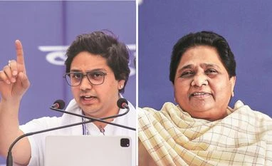 Bahujan Samaj Party is looking to retain support among Dalits, and establish Akash Anand (left) as party chief Mayawati's political successor Bahujan Samaj Party is looking to retain support among Dalits, and establish Akash Anand (left) as party chief Mayawati’s political successor