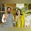 Mukhtar Abbas Naqvi,Mukhtar Abbas,vote,voting Mukhtar Abbas Naqvi,Mukhtar Abbas,vote,voting